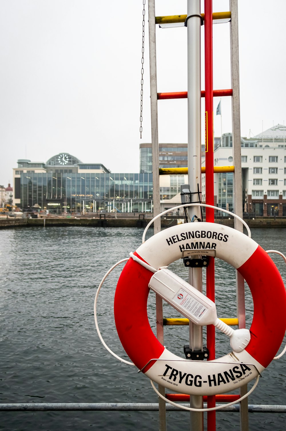 a life preserver on a boat in the water