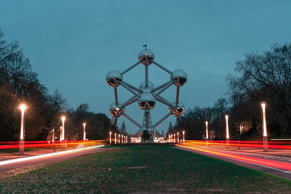 L’Atomium de Bruxelles, au pied duquel se tient le Brussels Diwali Festival les 24 et 25 octobre 2026
