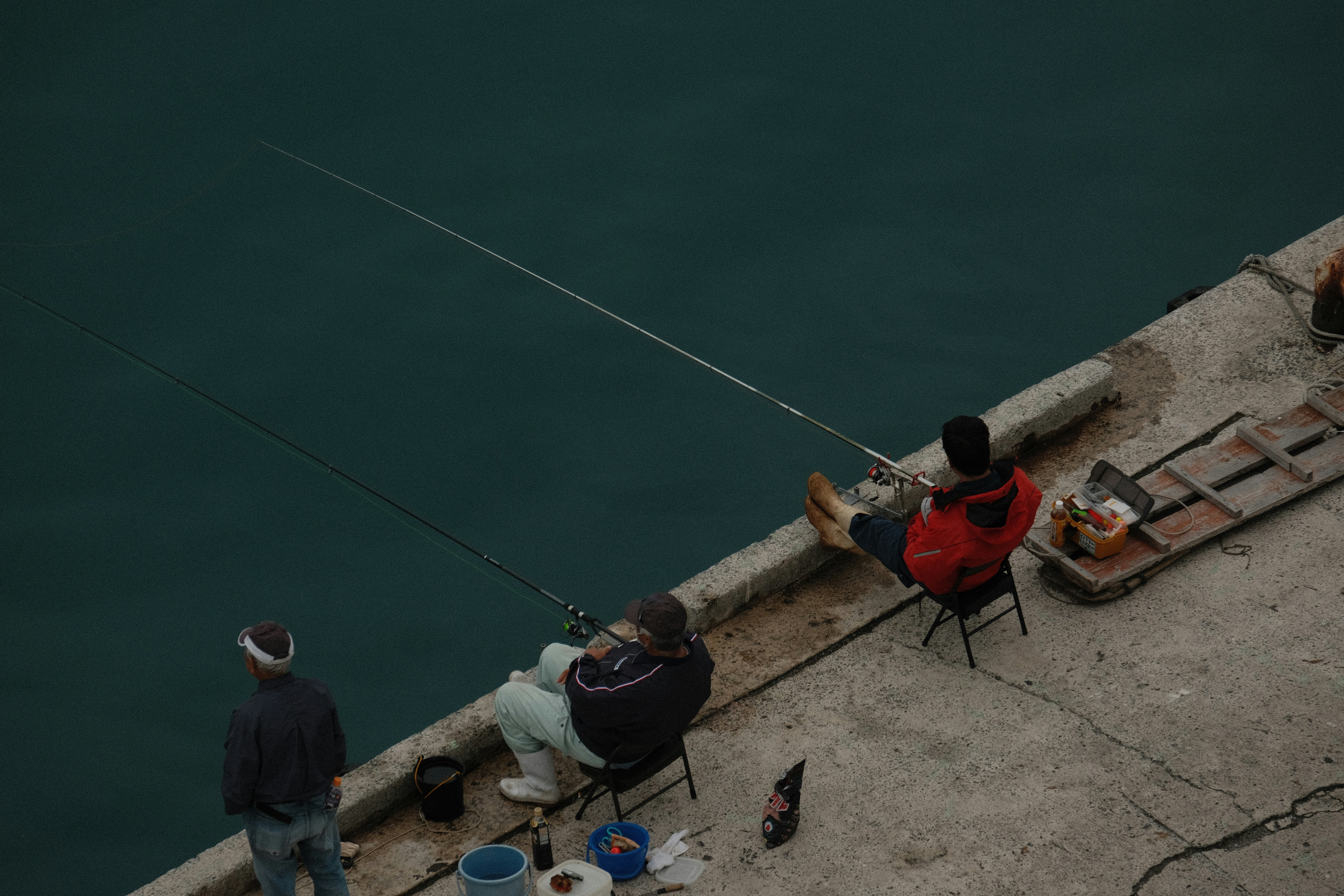 fishing people
