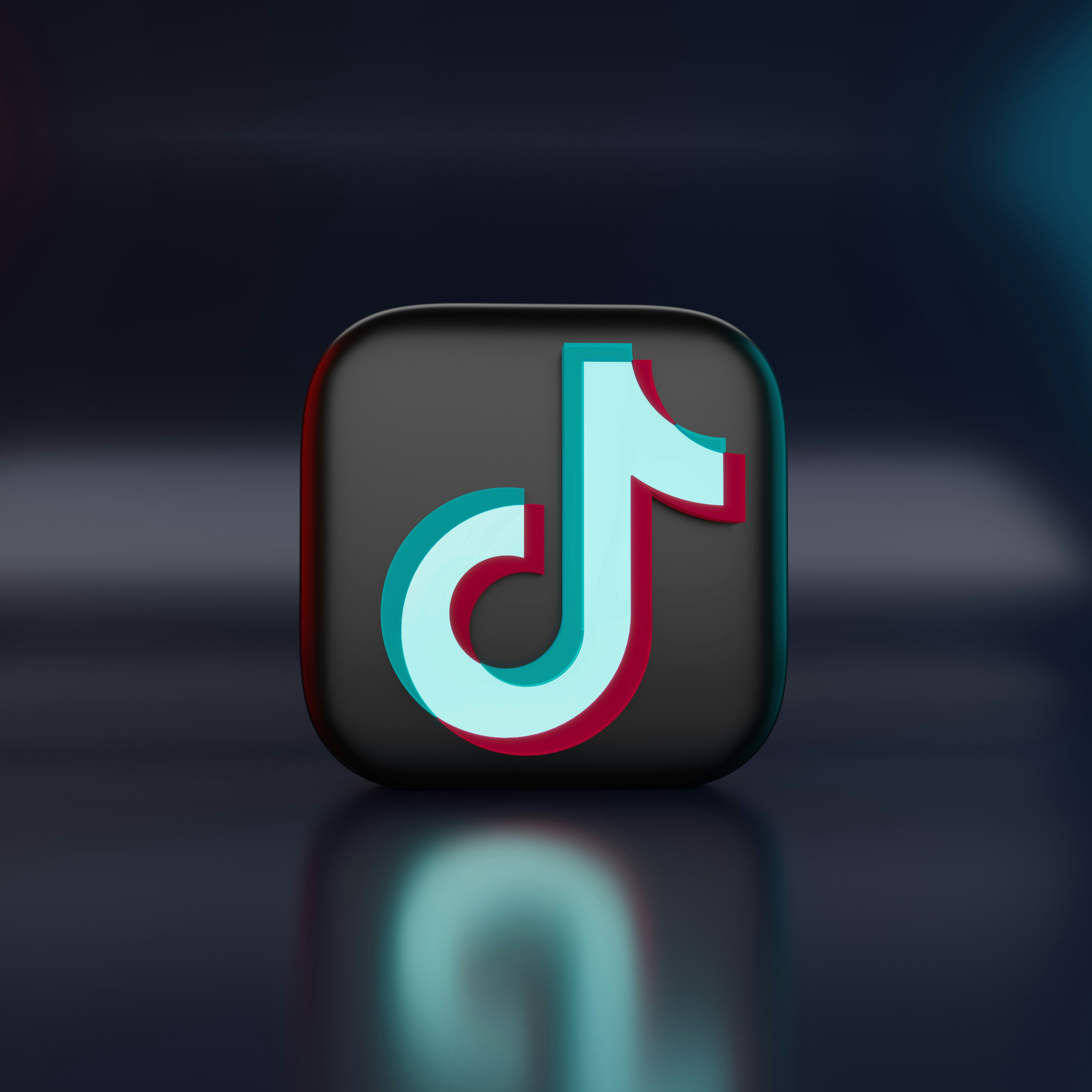 Tik Tok 3D Render Icon