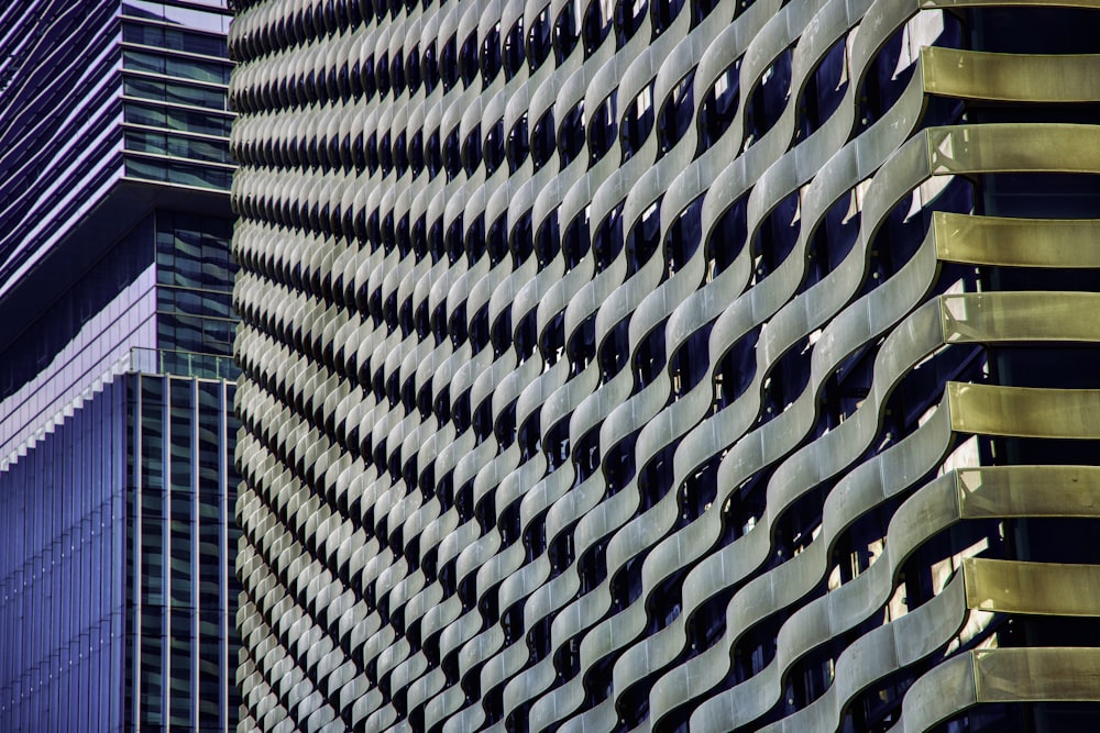 a close up of the side of a building