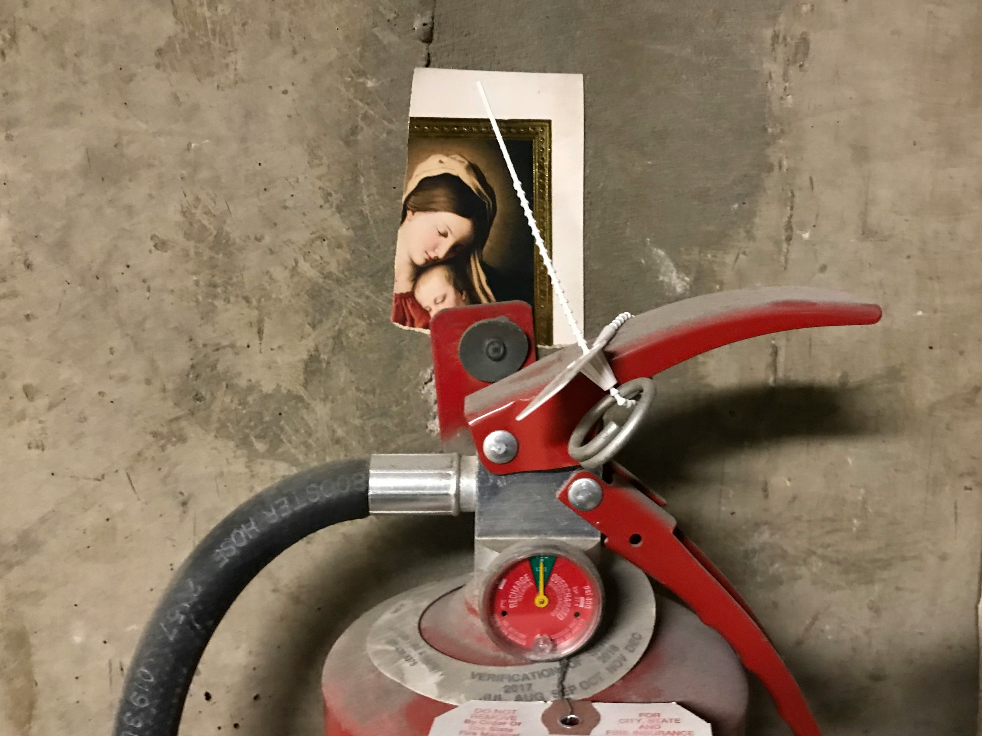 Madonna and Fire Extinguisher 