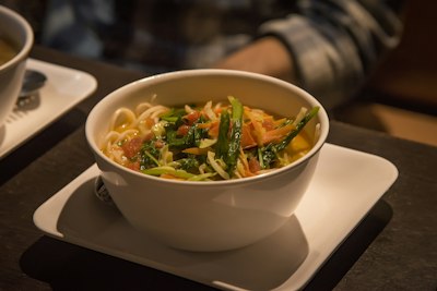 Vegetarian Thukpa Tibetan noodle soup in Darjeeling - Veg Hotels in Darjeeling
