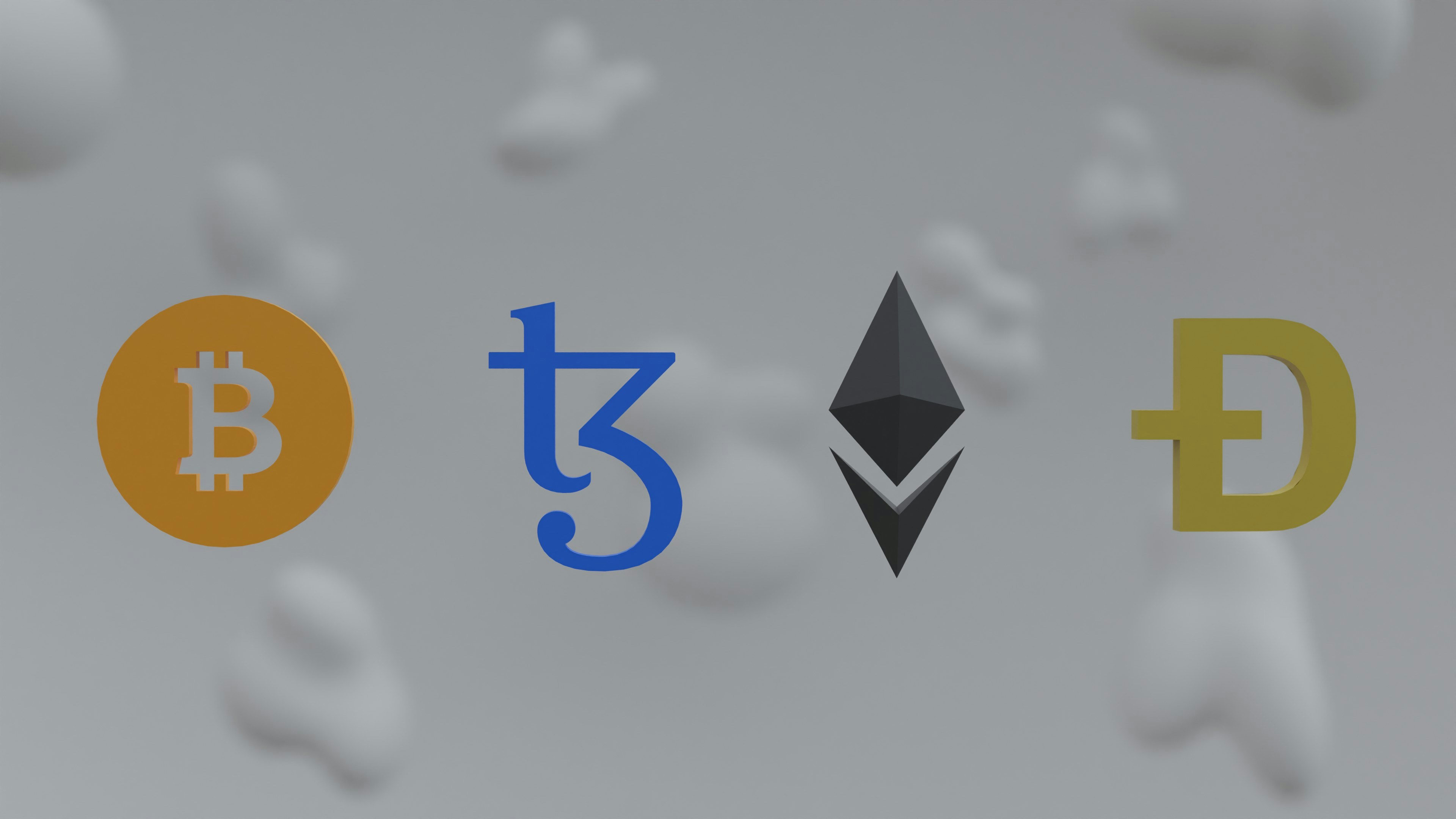 Blockchain platform logos including Ethereum, Solana, and others - dapps development