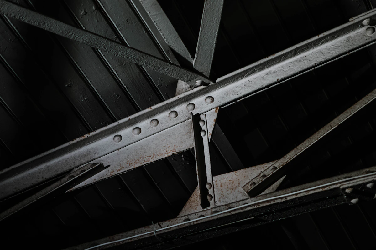 Heavy-duty steel brackets
