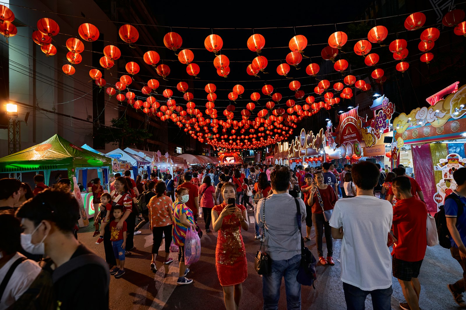 Nouvel An chinois à Bangkok (Yaowarat)