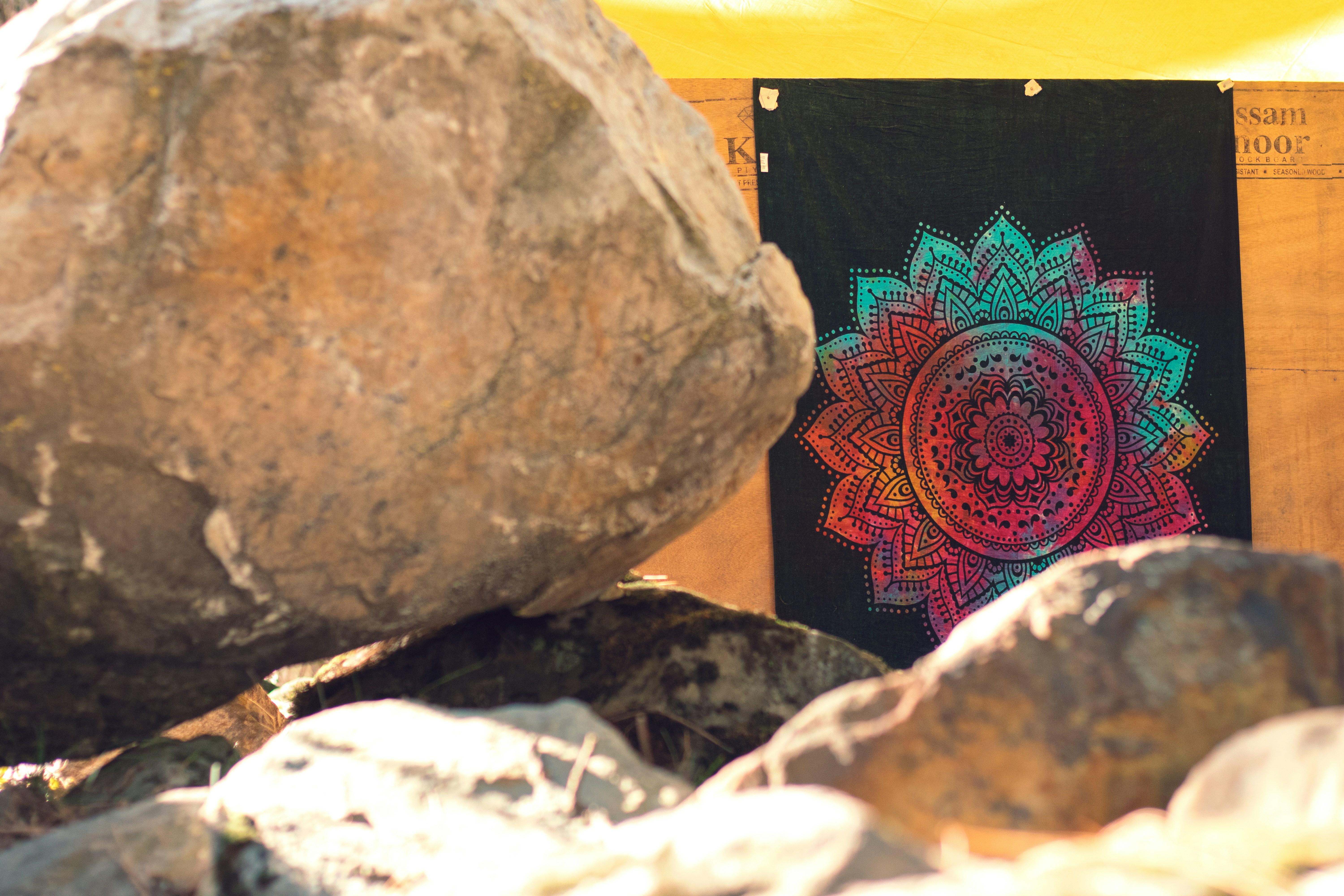 Handgemaltes Mandala Unikat