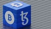 a blue block with the number thirteen on it