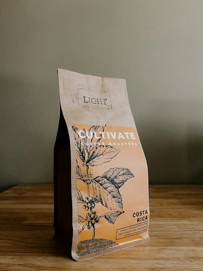 Stand-up coffee pouch ready for e-commerce shipping