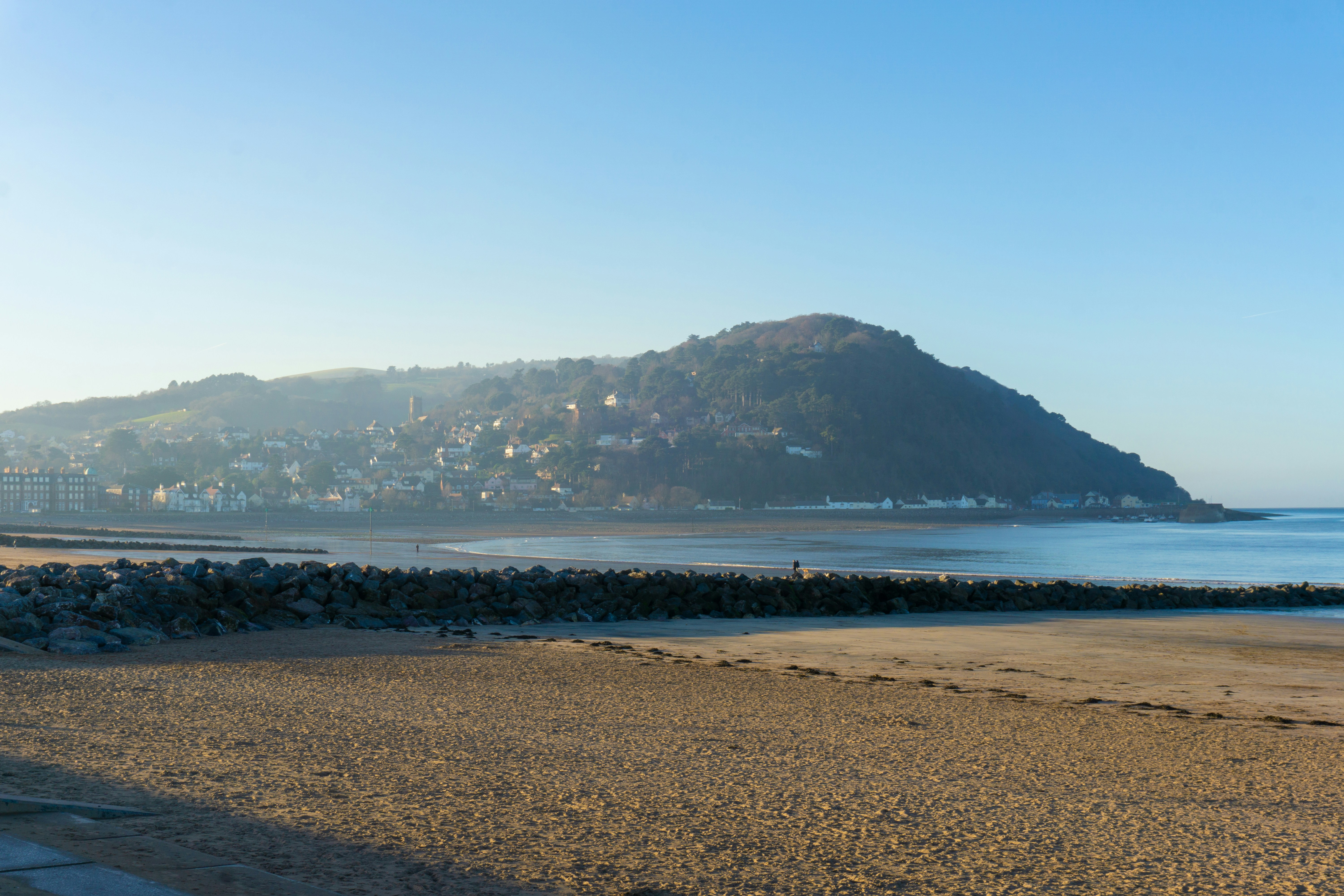 Minehead Beach and North Hill 