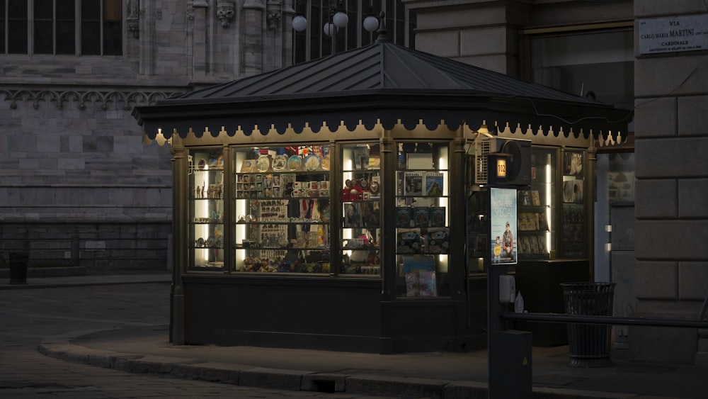 a small store with many items in it