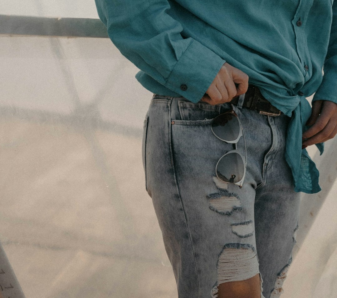 denim jacket closeup