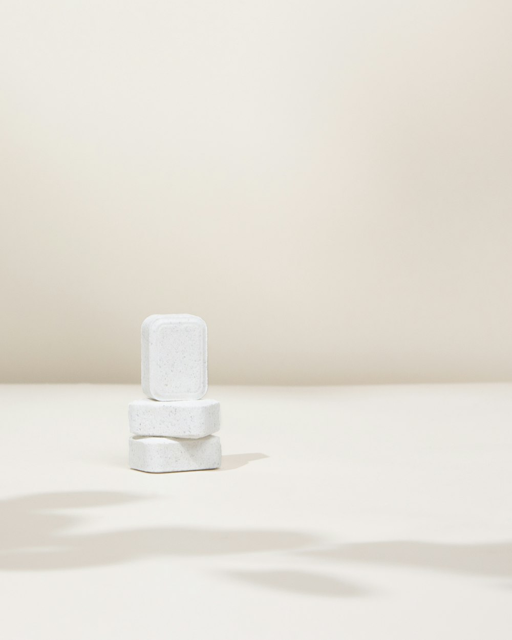 a small white object sitting on top of a table