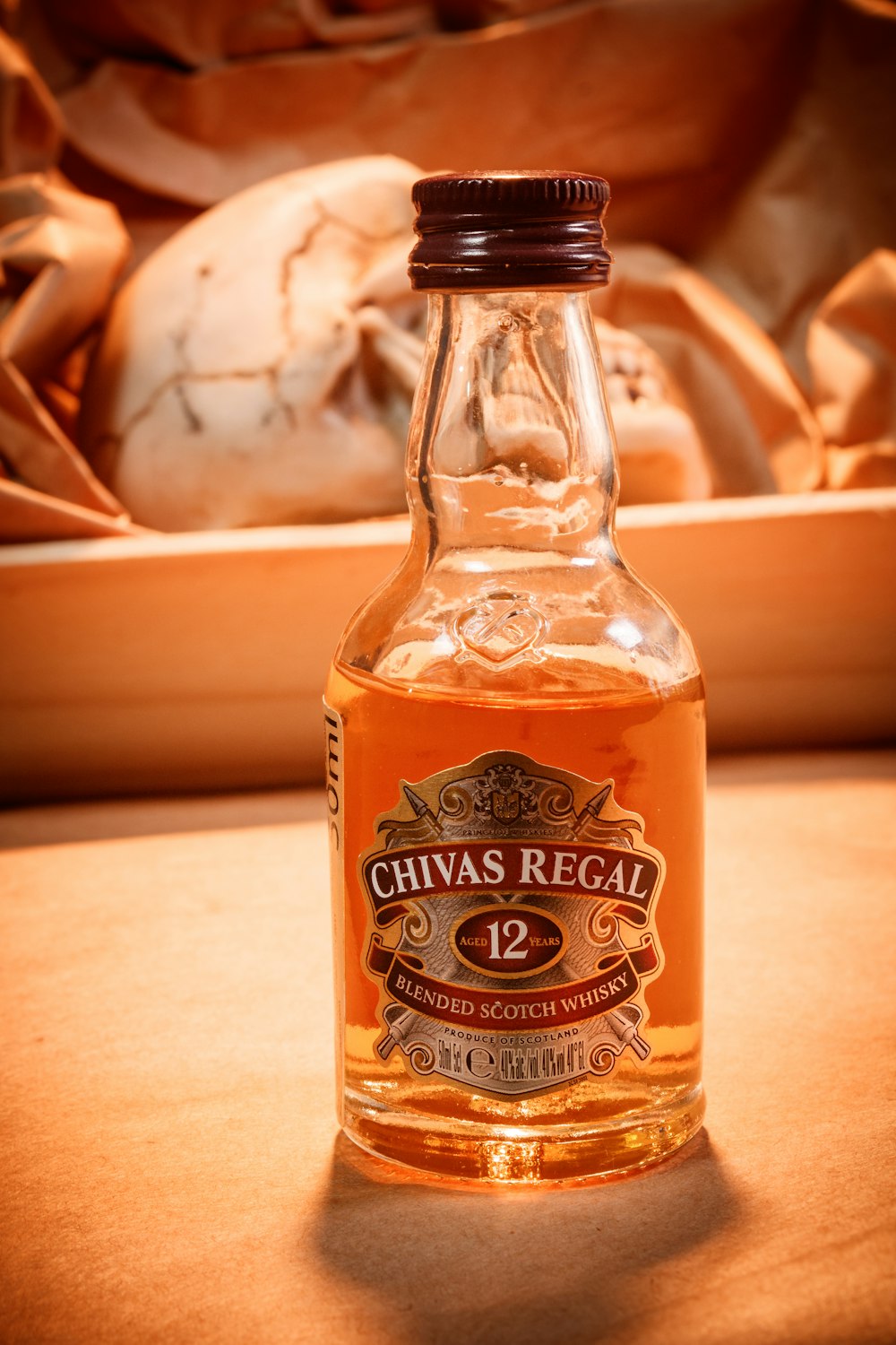 a bottle of chivas regal 12 year old