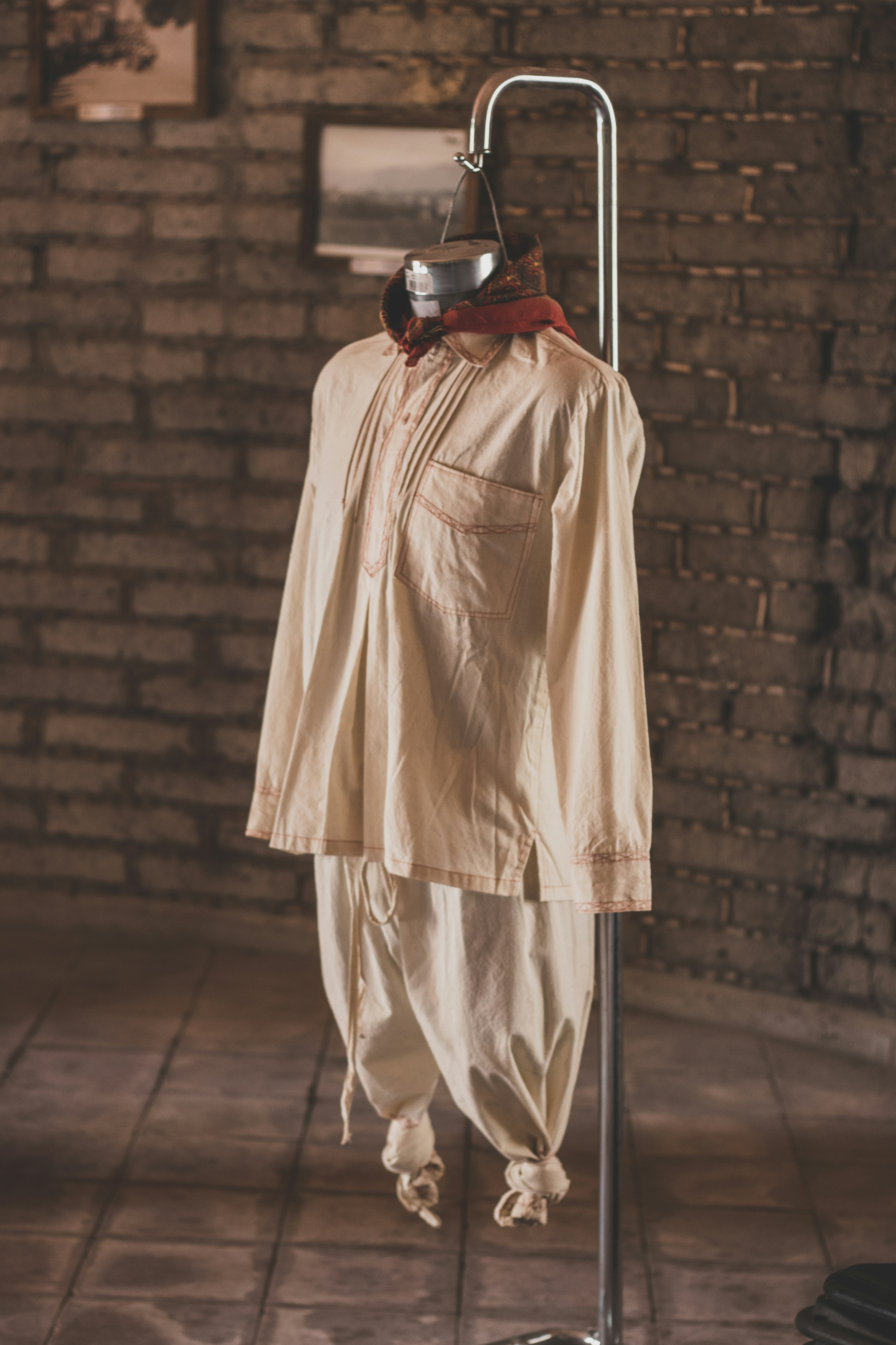 Fashion-forward cape-style salwar suit with intricate cape detailing
