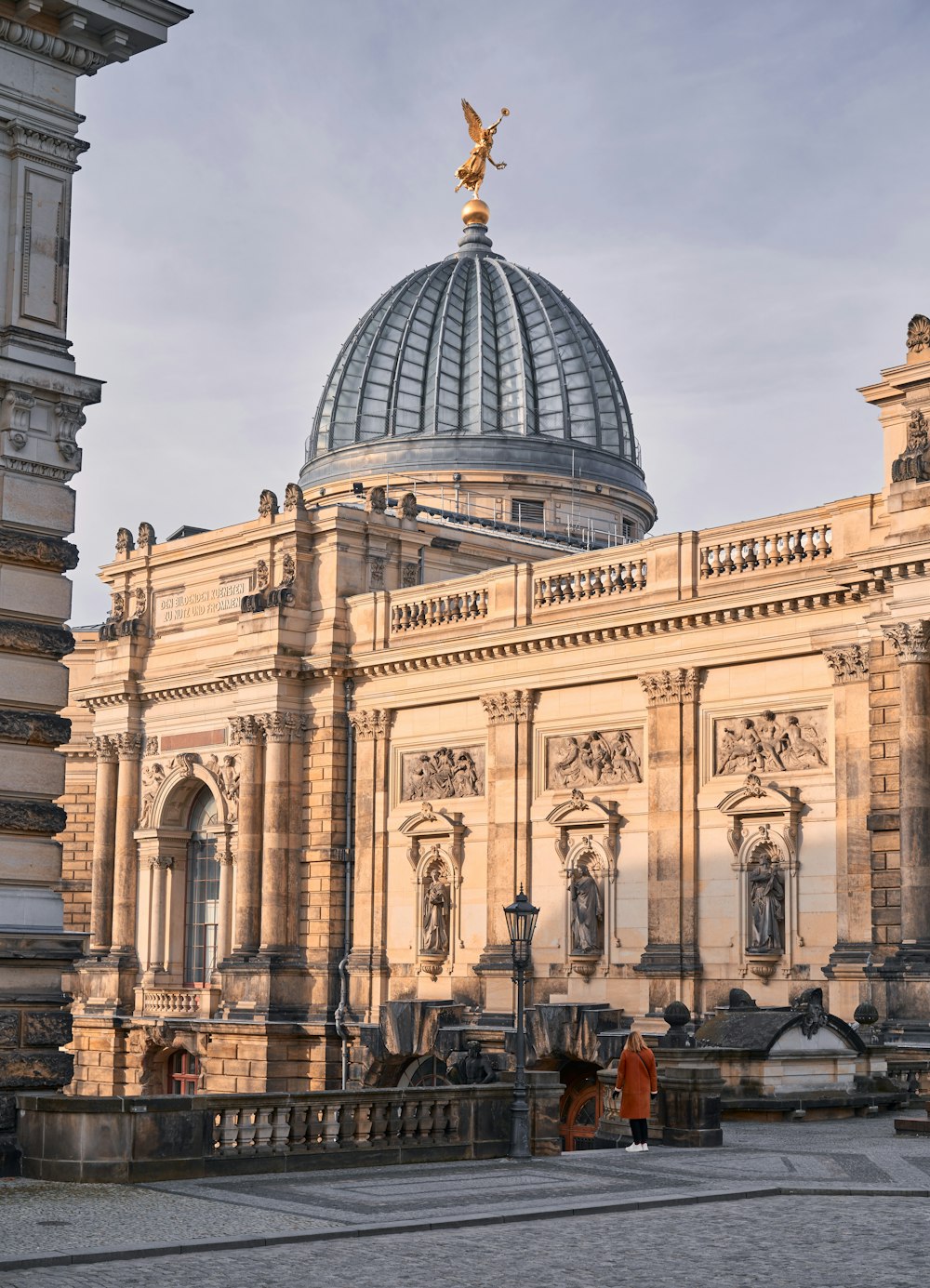 a large building with a dome on top of it