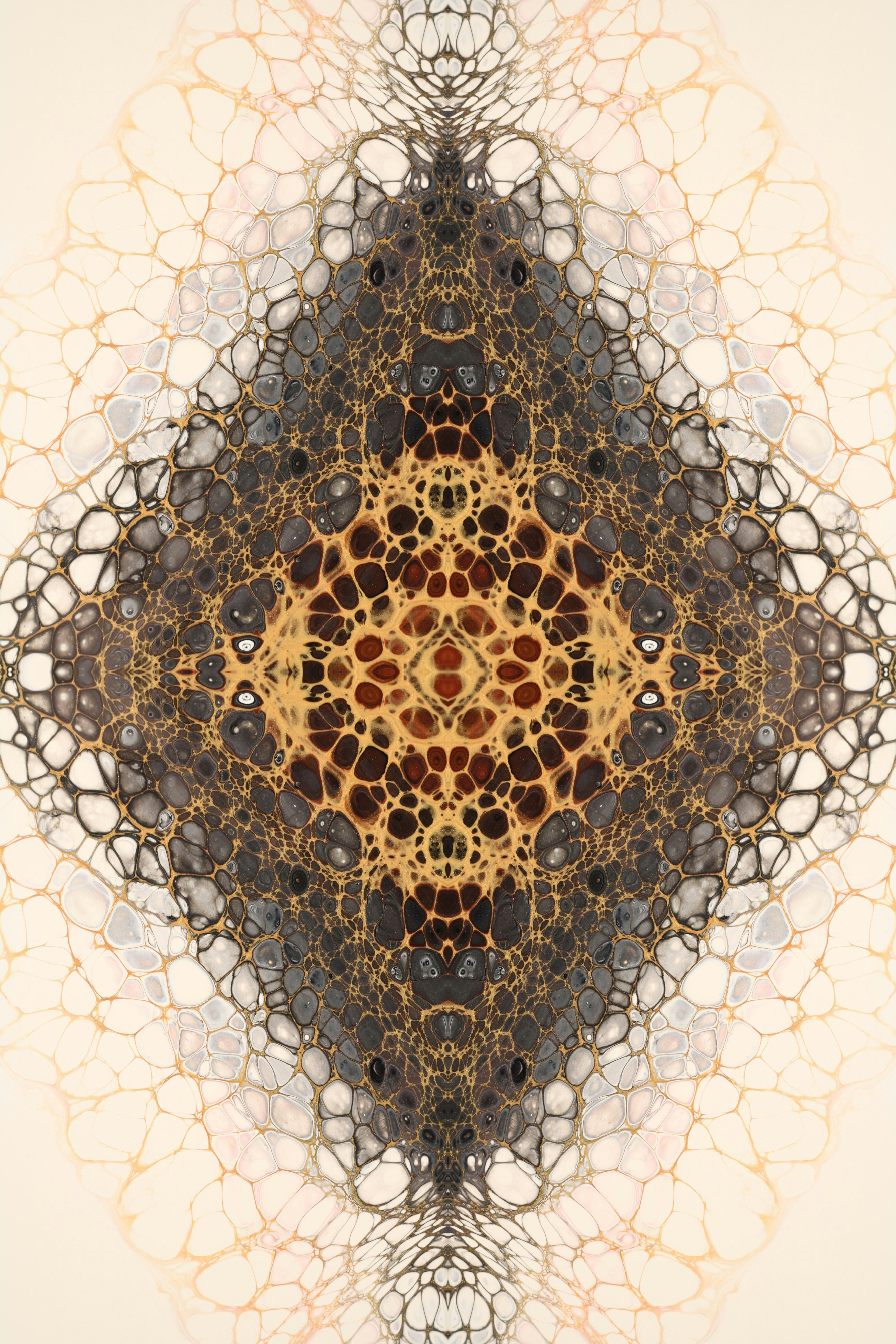 a picture of an intricate design on a wall