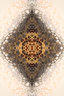 a picture of an intricate design on a wall