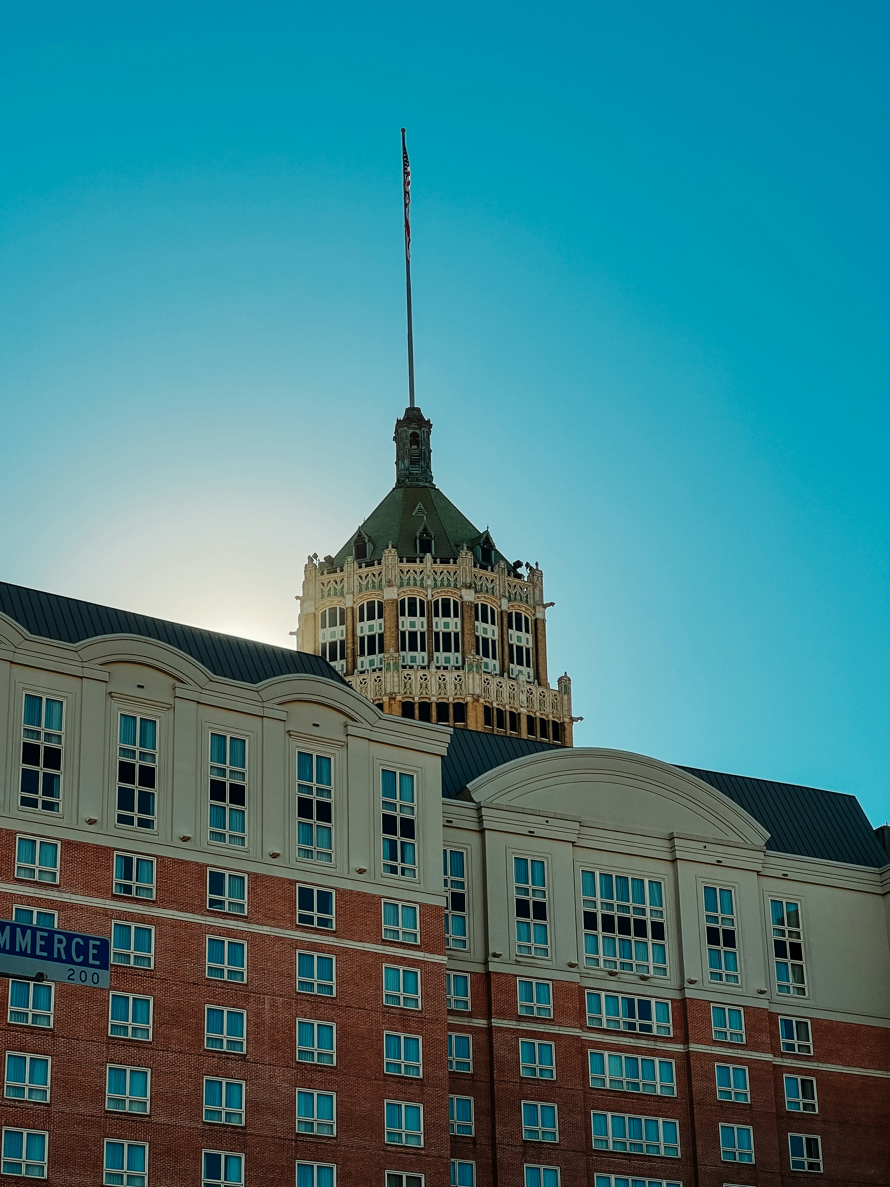 a tall building with a clock on the top of it
