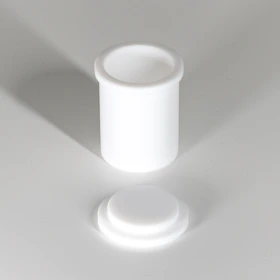 A sturdy storage container with a secure lock under bright daylight.