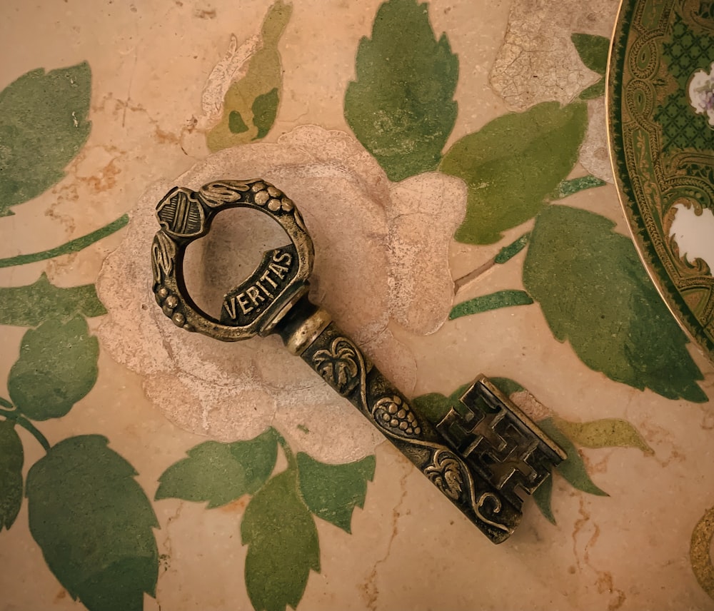 a bottle opener sitting on top of a table