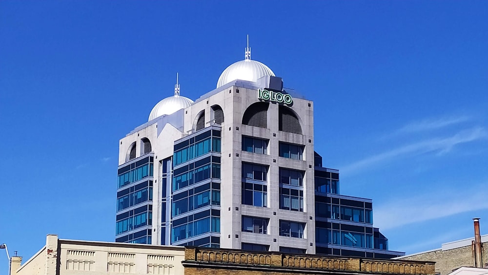 a very tall building with a lot of windows