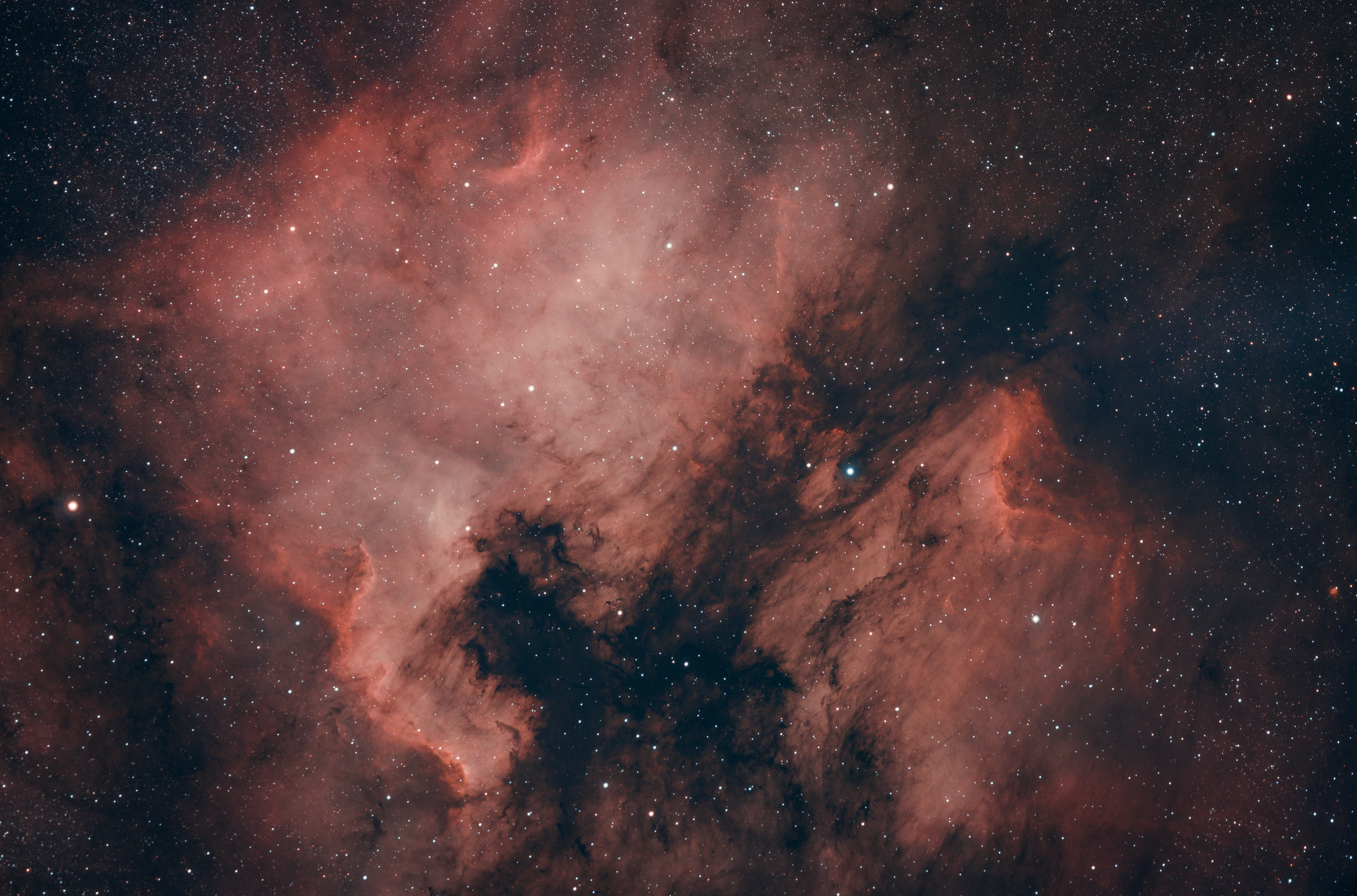 A stunning view of a nebula in deep space.