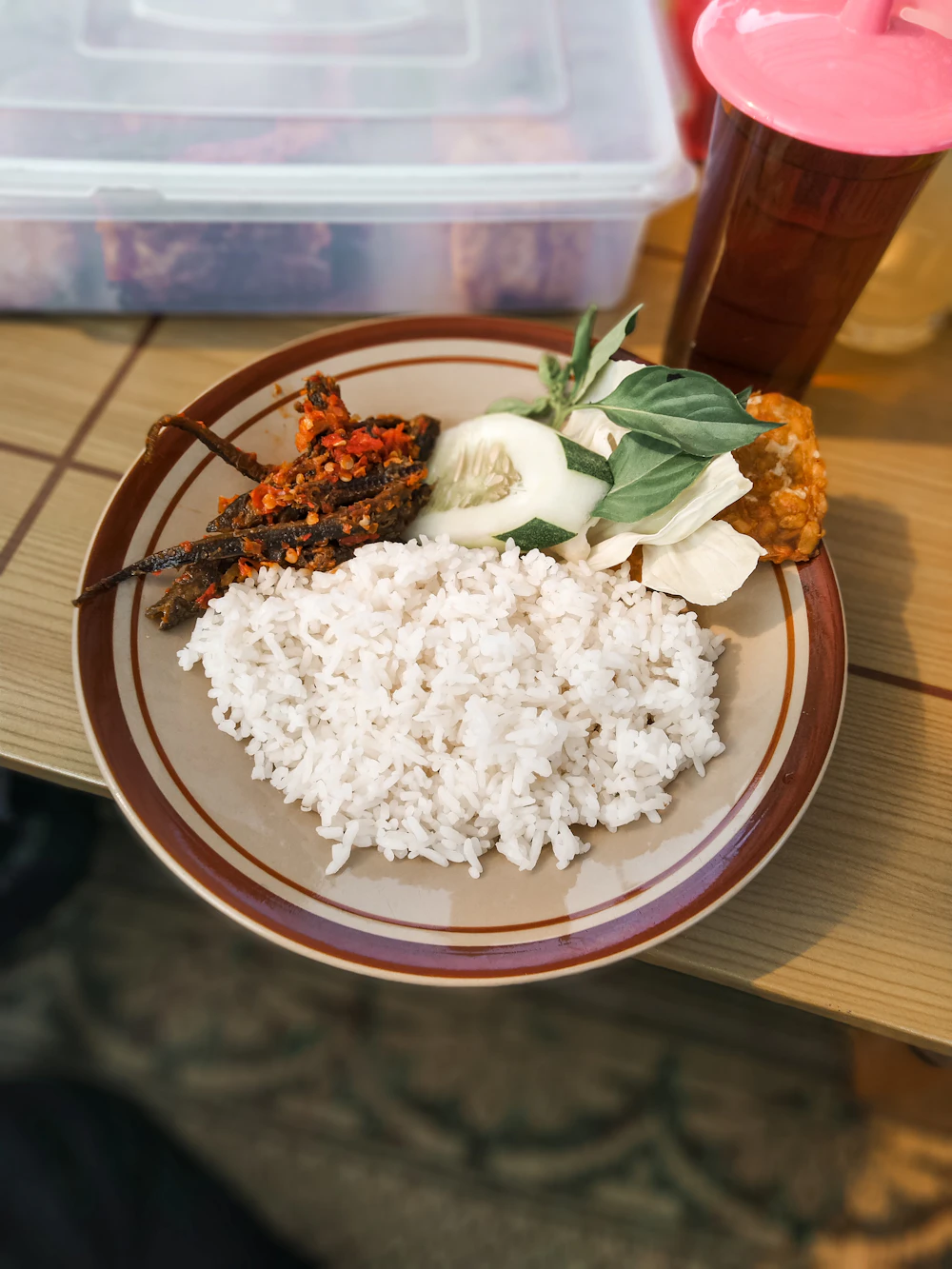 Nasi Box Telur Balado