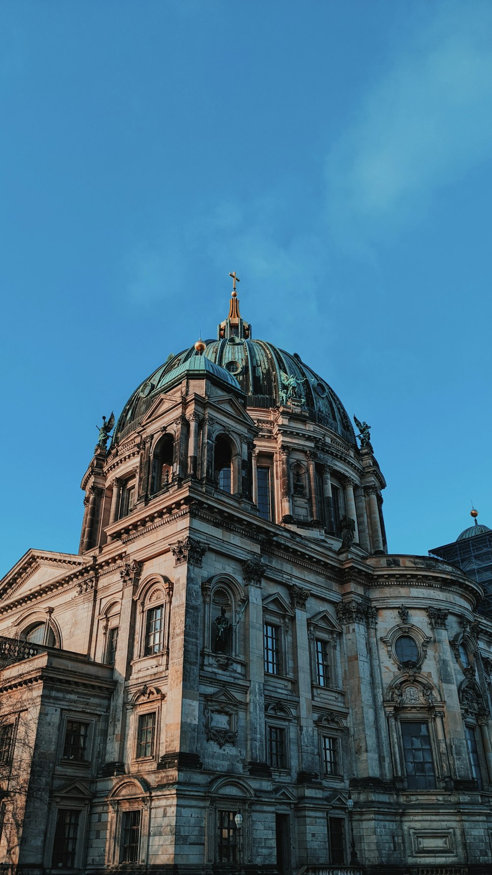 a large building with a dome on top of it