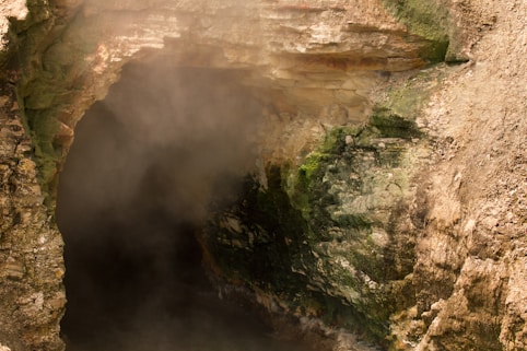 a close up of a rock