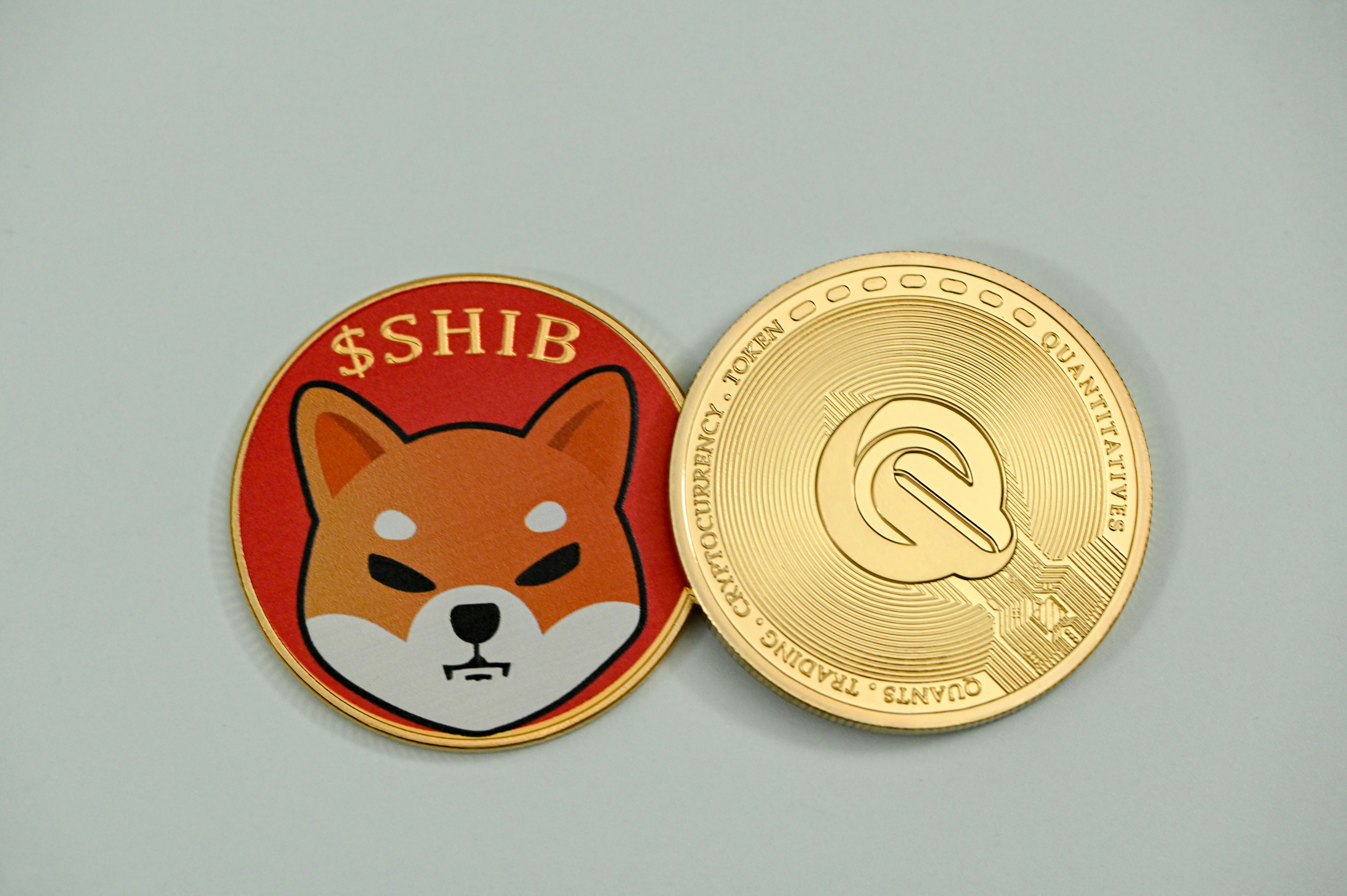 SHIB coin and QEST coin