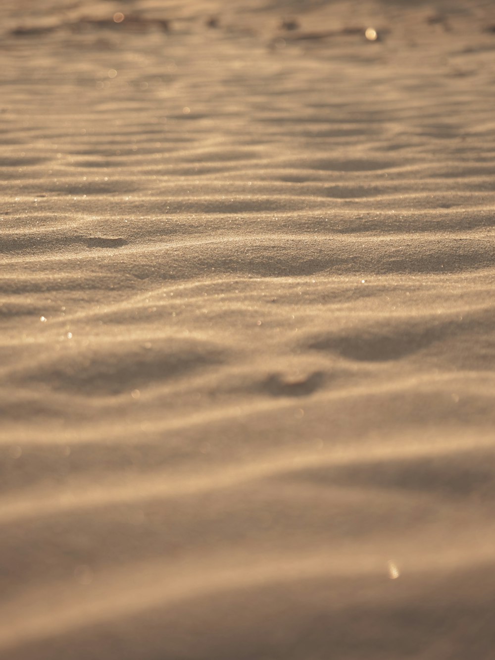 Un gros plan du sable sur une plage