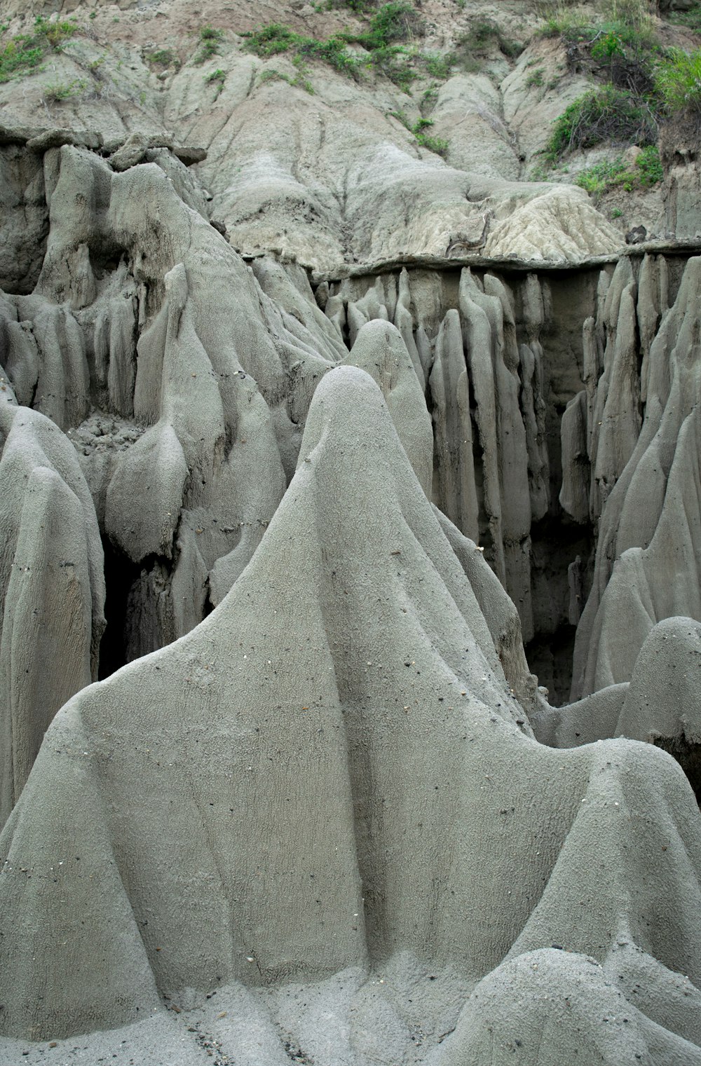 a large group of rock formations in the desert