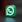 a green square button with a green whatsapp icon