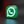 a green square button with a green whatsapp icon