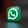 a green square button with a green whatsapp icon