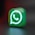 a green square button with a green whatsapp icon