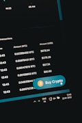 A digital screen displaying cryptocurrency transaction details including Bitcoin amounts and their USD equivalents. A prominent 'Buy Crypto' button with a Bitcoin symbol is visible. The screen shows navigation elements and the date on the system tray is 22-01-2022.