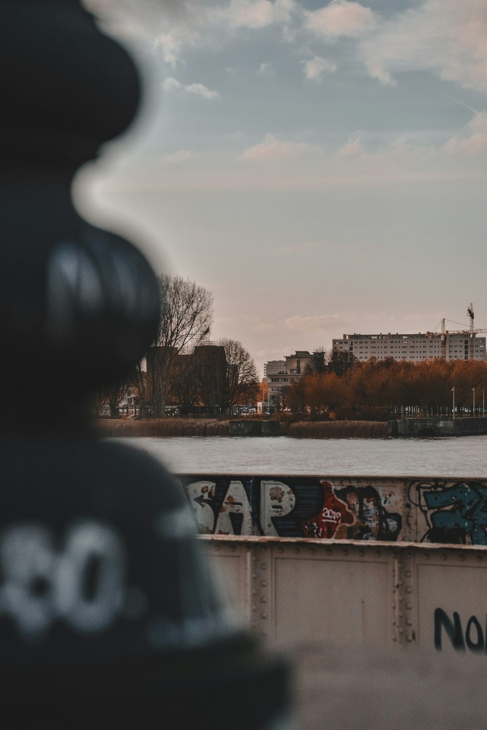 a skateboarder is doing a trick on a rail