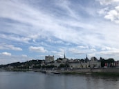 A scenic view of Saint-Jean d'Angély, highlighting its historic charm.