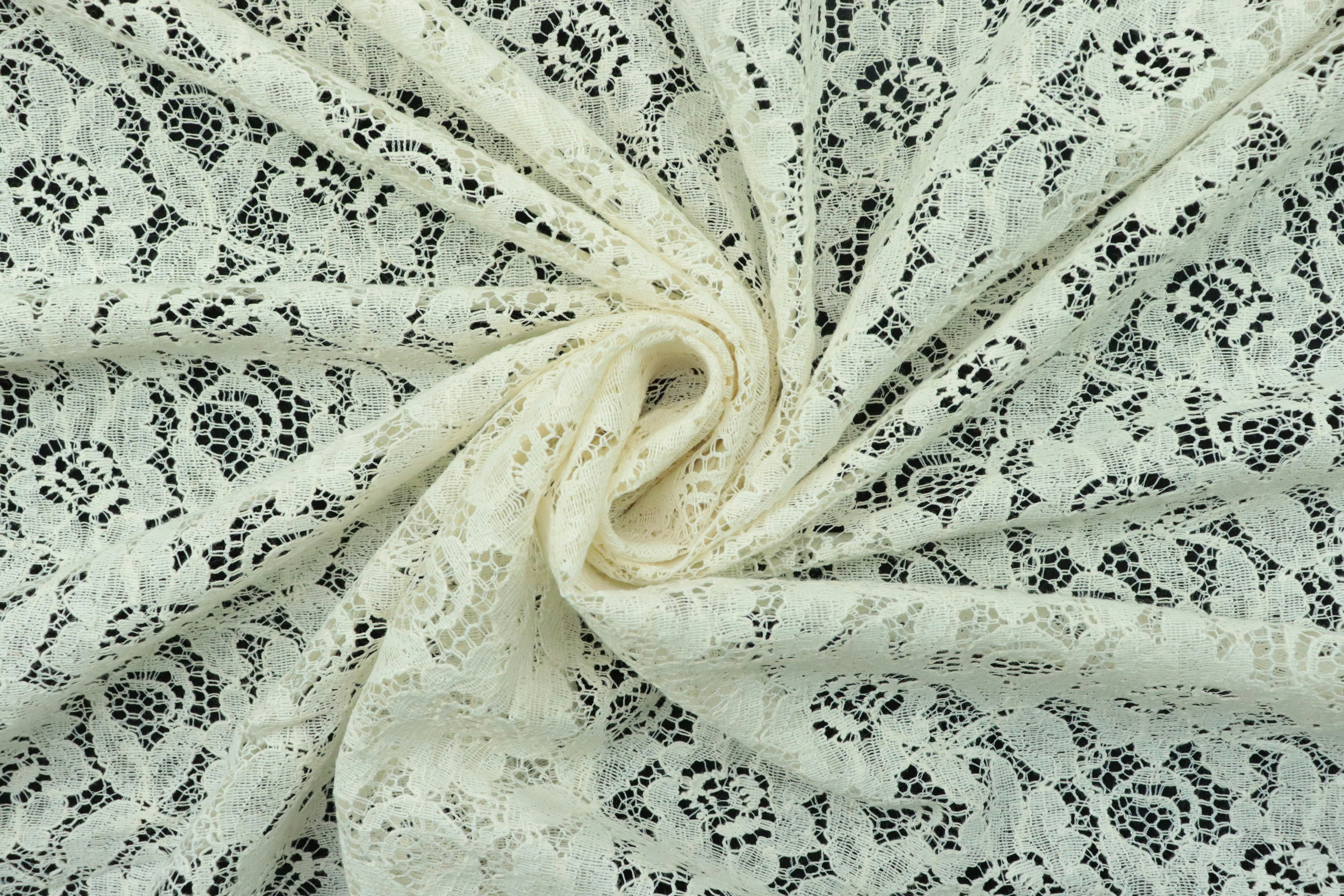 lace, a tablecloth fabric material