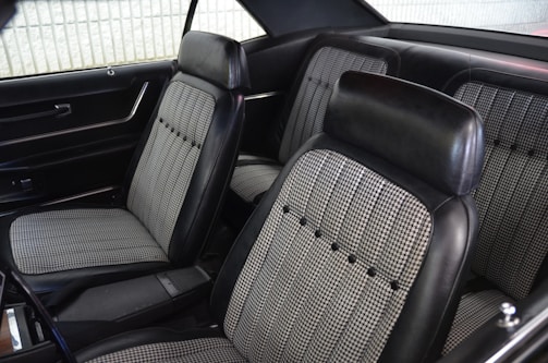 the interior of a car is clean and ready to be used