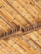 Close-up of sustainable materials used in a hospitality project.