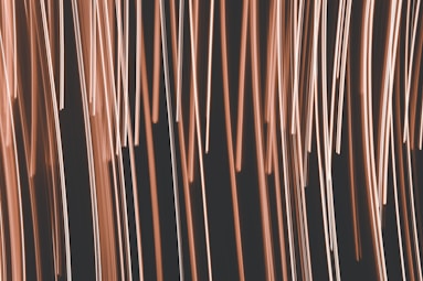 a black and white photo with a lot of lines