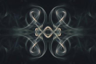 a picture of smoke with a black background