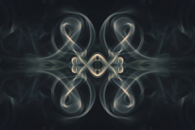 a picture of smoke with a black background