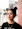 a woman with a bun in her hair