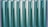 A series of vertical, glossy, metallic cylinders arranged closely together with a reflective turquoise surface.