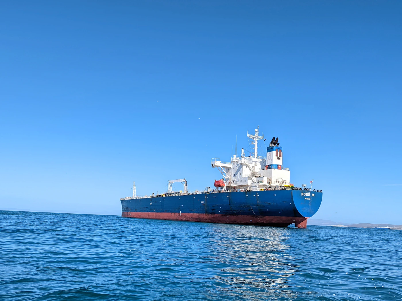 Oil tanker at sea — illustrative crude oil shipping imagery