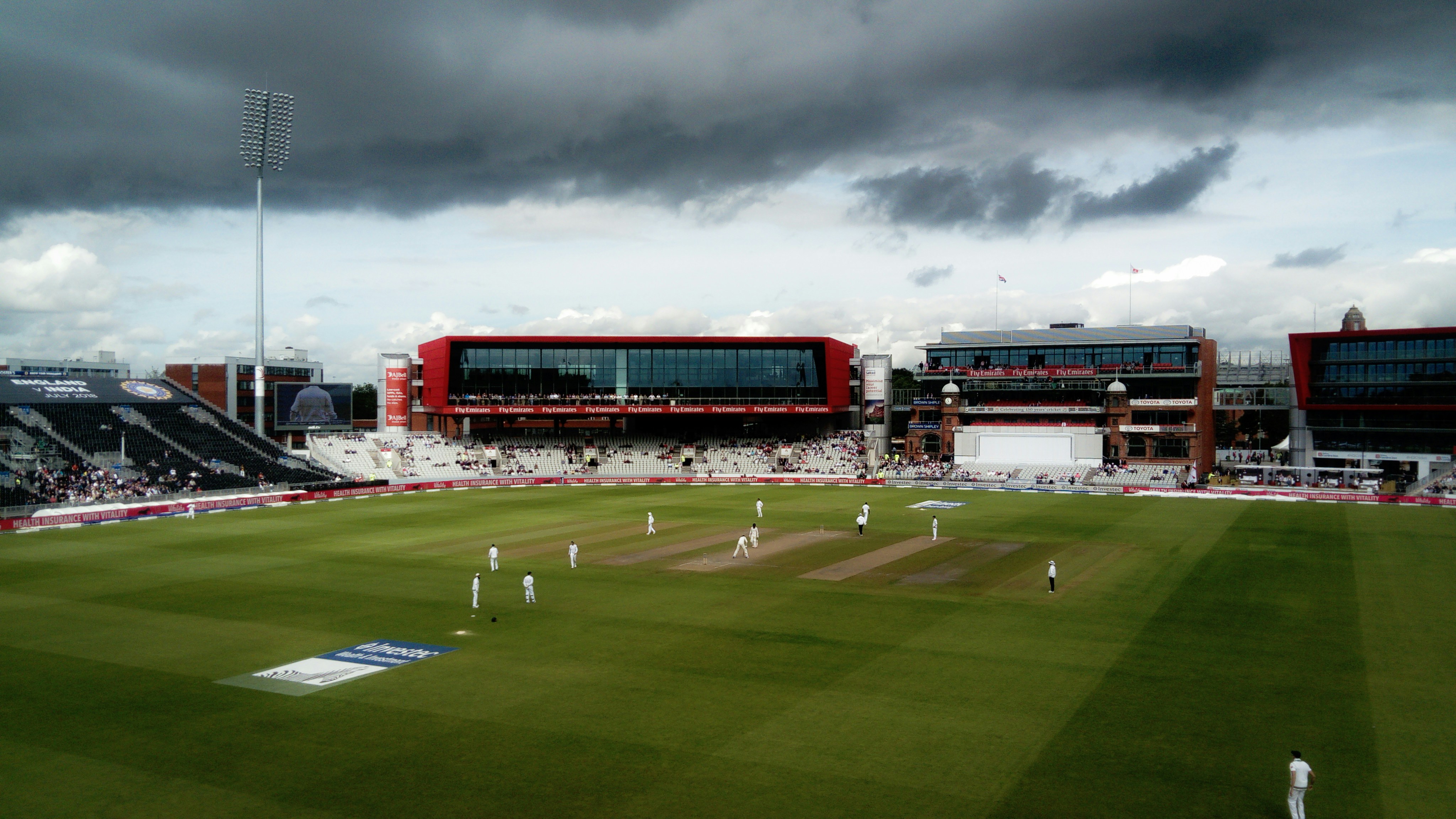 England playing South Africa at Old Trafford Cricket Ground. Photograph by Mark Stuckey.